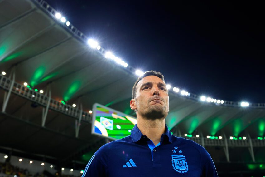 Scaloni seguirá en la selección argentina. Foto: Getty Images.