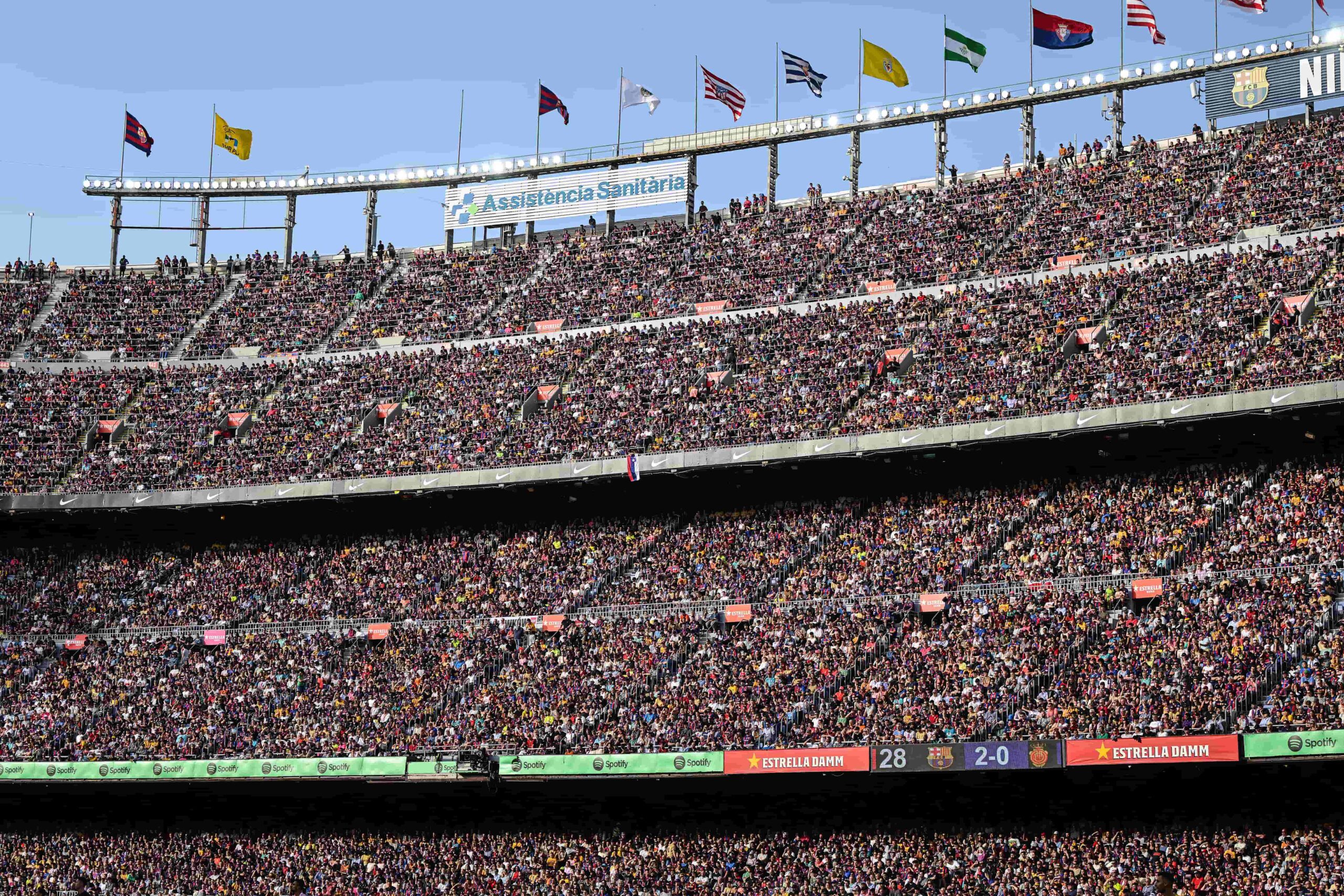 Se viene el Camp Nou. Foto: Getty Images.