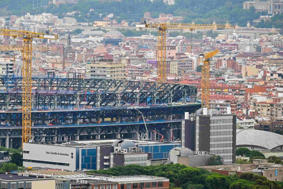 Camp Nou en problemas. Foto: Getty Images.
