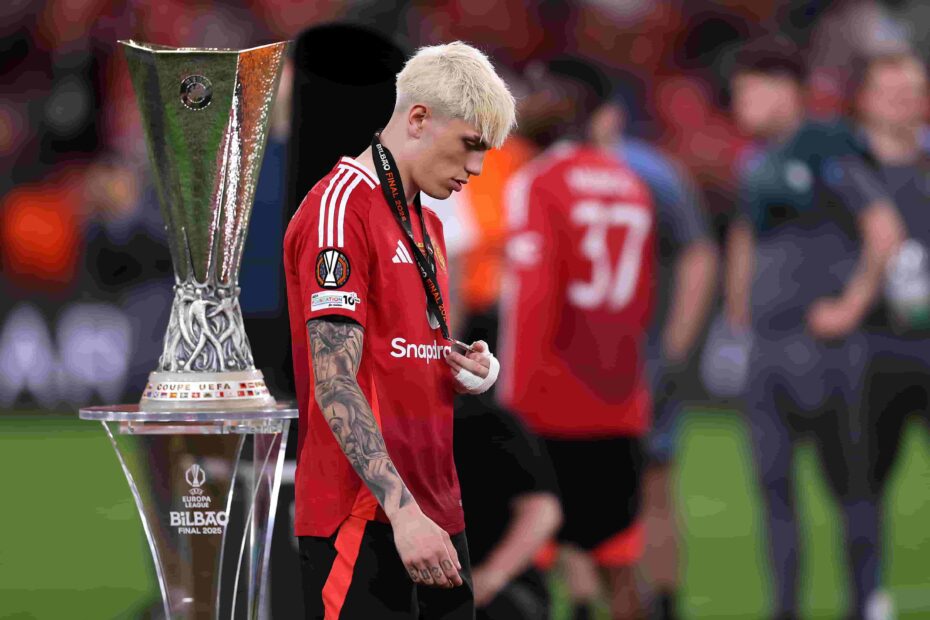 Garnacho. Foto: Getty Images.