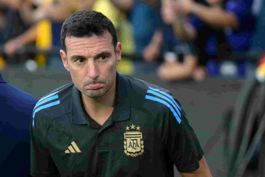 Scaloni. Foto: Getty Images.
