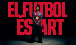 Cuarta camiseta del Barcelona.